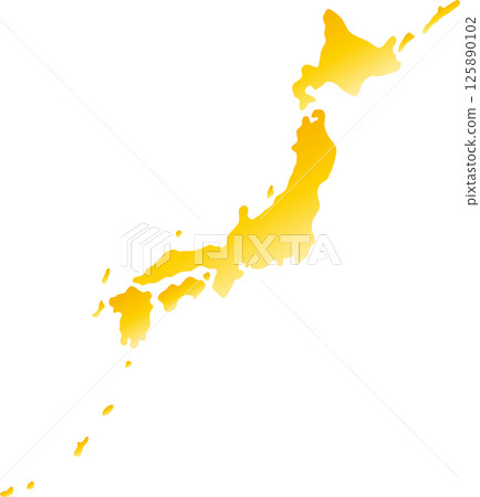 日本地圖 125890102