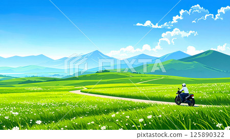 自行車旅遊 125890322