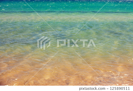 Sea water surface. Aegean sea. View from above 125890511