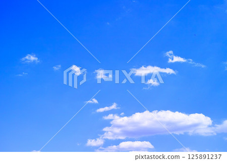 Blue sky and cloud image 125891237