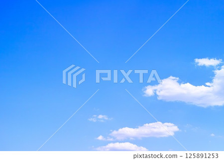 Blue sky and cloud image Blue sky and cloud image 125891253