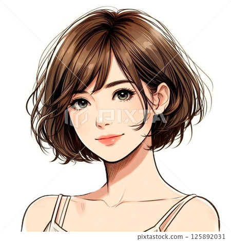 短頭髮的女人 短頭髮的女人 125892031