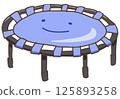 Cute trampoline 125893258