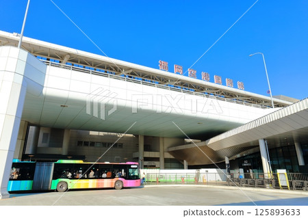 【福岡縣】晴天的福岡機場國際航廈 125893633