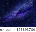 Starry sky close-up background 125893780
