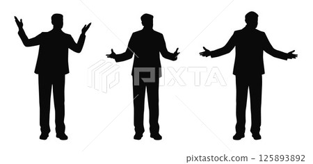 Successful businessman speaking on stage, Public speaking, speaker talking, Diversity, Success, Leadership 125893892