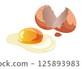 Raw egg  125893983