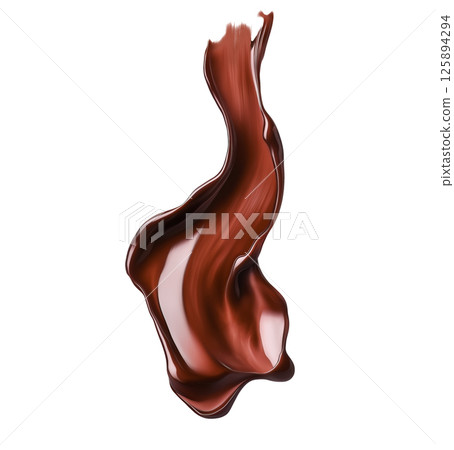 Rich chocolate splash embodies smooth texture and deep color, ideal for dessert themed projects and creative designs. Rich chocolate splash embodies smooth texture and deep color, ideal for dessert themed projects and creative designs. 125894294