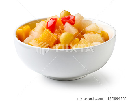 bowl of fruit salad bowl of fruit salad 125894531