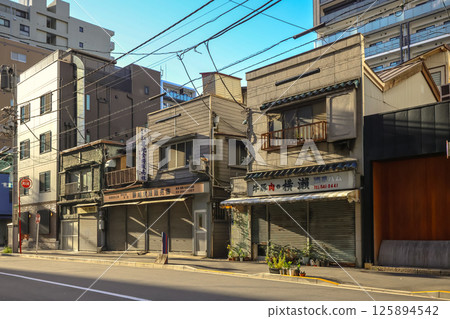 Bustling and Historic Tsukiji Street in Tokyo Japan Dec 7 2024 Bustling and Historic Tsukiji Street in Tokyo Japan Dec 7 2024 125894542