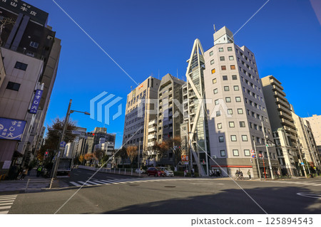 Street View with Buildings on a Sunny Day Dec 7 2024 Street View with Buildings on a Sunny Day Dec 7 2024 125894543