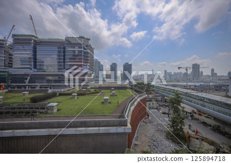 May 4 2025 Urban Cityscape with Modern High-Rises and Under Construction Building May 4 2025 Urban Cityscape with Modern High-Rises and Under Construction Building 125894718