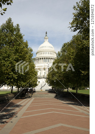 United States Capitol in Washington in United States of America 125894872