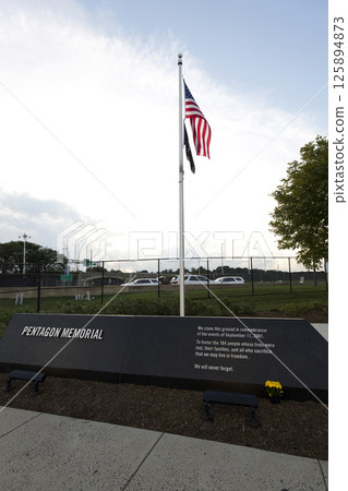The Pentagon Memorial in Arlington County, Virginia in United States of America 125894873