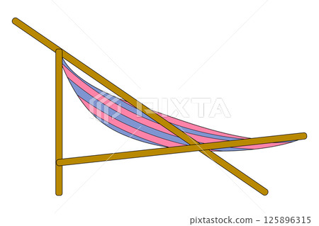 chair, hammock, vectors 125896315