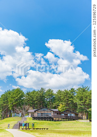 Visitor Center in Kitayamazaki Park, Iwate Prefecture, Tanohata Village 125896729