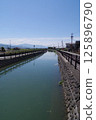 A view of the "Jikkasegi" irrigation facility in Azumino, Shinshu. An irrigation channel excavated in the Edo period that irrigated Azumino (Hotaka Kashiwara area) A view of the "Jikkasegi" irrigation facility in Azumino, Shinshu. An irrigation channel excavated in the Edo period that irrigated Azumino (Hotaka Kashiwara area) 125896790