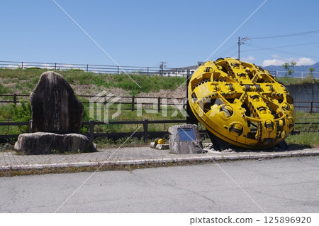 信州安曇野市梓川虹吸盾構機面灌溉設施“Jikkasegi” 125896920