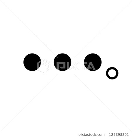 Emotion expression silence image icon monochrome 125898291