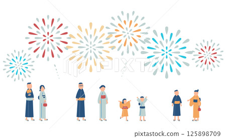 煙花匯演的插圖 125898709