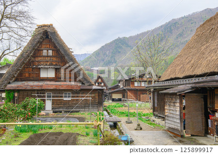 Shirakawa-go on a cloudy day Shirakawa-go on a cloudy day 125899917