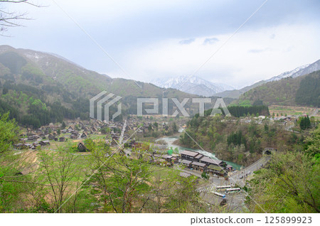 Shirakawa-go on a cloudy day Shirakawa-go on a cloudy day 125899923