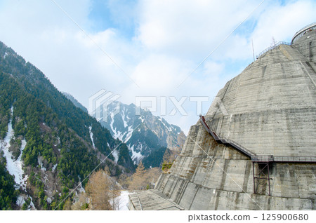 Kurobe Dam in April Kurobe Dam in April 125900680