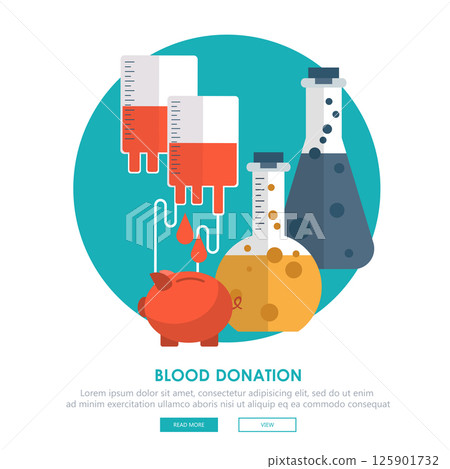 blood, donation, vector 125901732