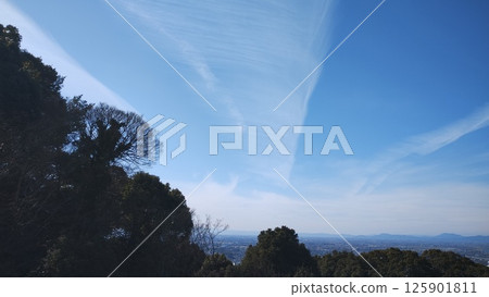 Expansive Sky and Clouds from the summit Expansive Sky and Clouds from the summit 125901811