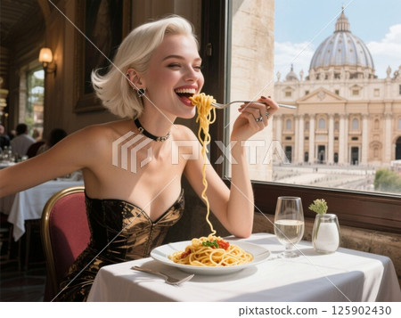 Vatican Museums and Pasta 125902430