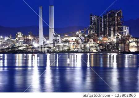 【山口縣】周南石油化學聯合工廠夜景 125902860