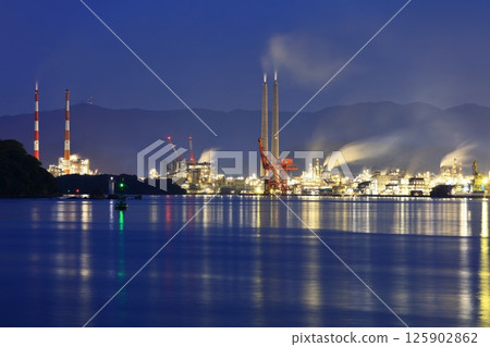 【山口縣】周南石油化學聯合工廠夜景 125902862