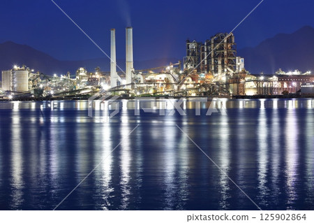 【山口縣】周南石油化學聯合工廠夜景 125902864