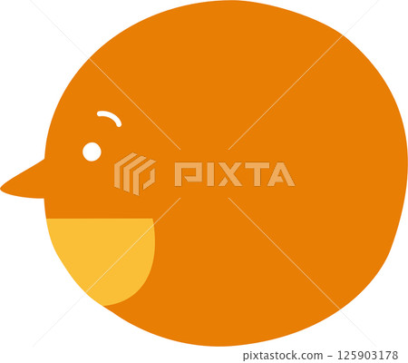 cute doodle minimal hand draw speech bubble balloon orange color with facial expression, text box think speak talk banner, flat design png illustration 125903178