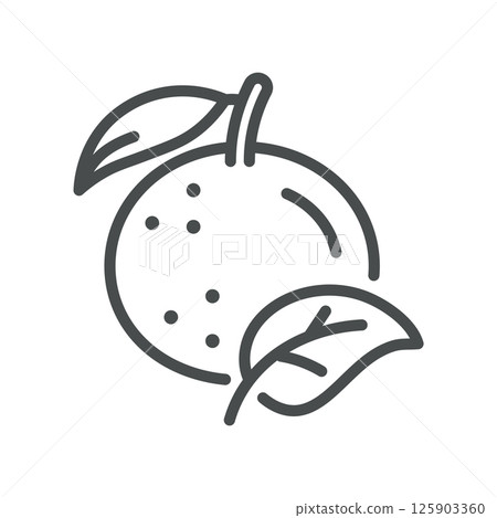 orange, icon, fruit 125903360