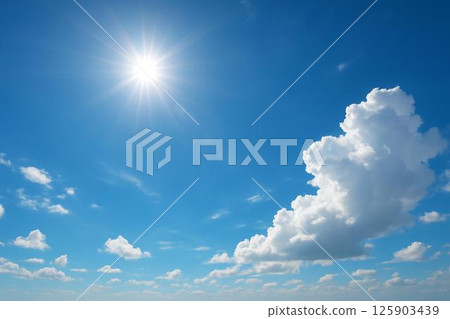 Summer sky cloud cover 125903439