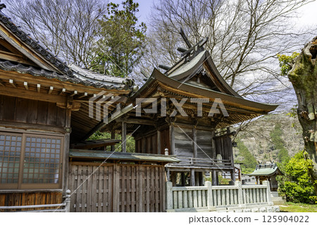 Hayashino Shrine, Main Hall, Mimasaka City, Okayama Prefecture Hayashino Shrine, Main Hall, Mimasaka City, Okayama Prefecture 125904022