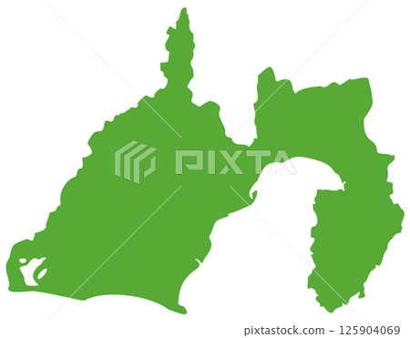 Shizuoka Prefecture map Shizuoka Prefecture map 125904069