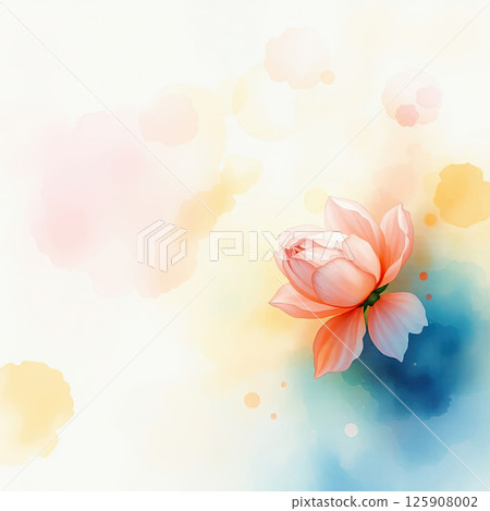 Soft flower elements on textured paper, made for journaling and photo albums. 125908002