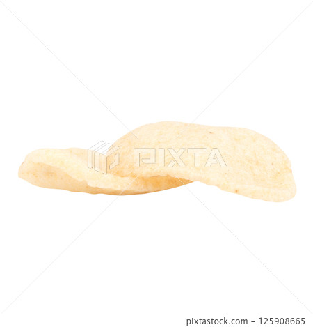 Shrimp crackers isolated on white background Shrimp crackers isolated on white background 125908665