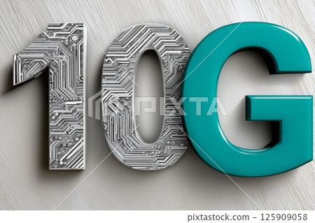 10g network representing the future of mobile connectivity 10g network representing the future of mobile connectivity 125909058