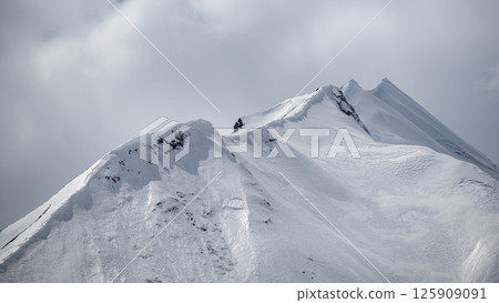 Snowcapped peaks of Caucasus mountains along the Georgian Military Road, major route from Georgia to Russia Snowcapped peaks of Caucasus mountains along the Georgian Military Road, major route from Georgia to Russia 125909091