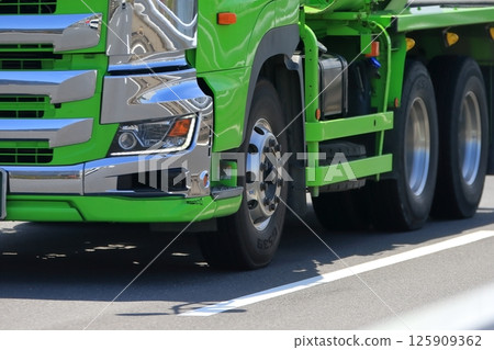 Image of agitator truck (concrete mixer truck) Image of agitator truck (concrete mixer truck) 125909362