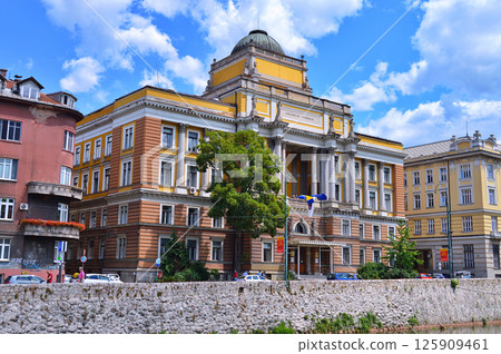 Sarajevo, the capital city of Bosnia and Herzegovina, landscape view Sarajevo, the capital city of Bosnia and Herzegovina, landscape view 125909461