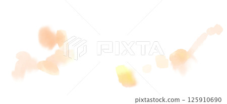 Watercolor orange blur illustration 125910690