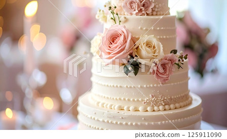 婚禮蛋糕的細節照片 125911090