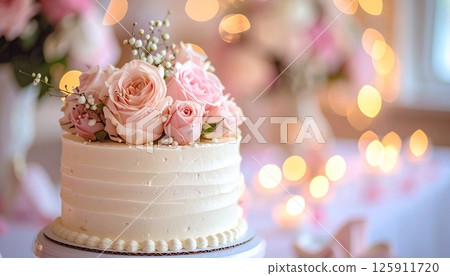 婚禮蛋糕的細節照片 125911720
