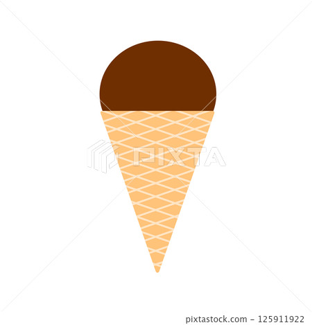 Chocolate ice cream image 125911922