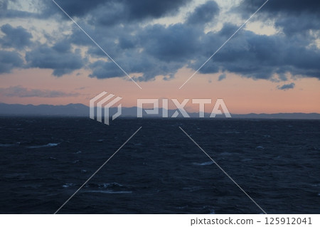 Mount Fuji from the ferry Mount Fuji from the ferry 125912041