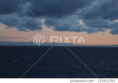 Mount Fuji from the ferry 125912761
